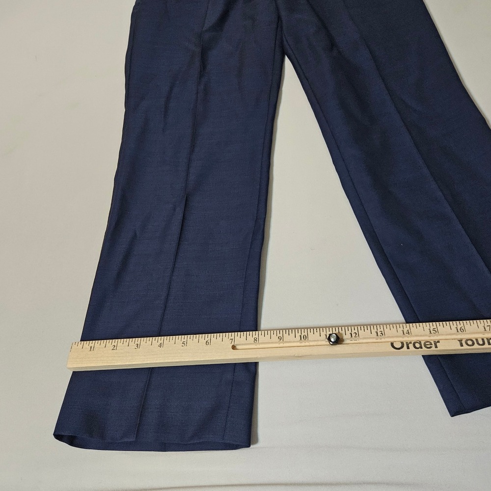 Brooks Bros REGENT Men's Navy Blue Dress Pants VITALE BARBERIS Classic 33x30 - Picture 5 of 11